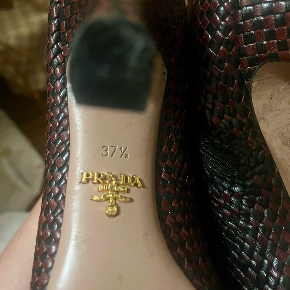 Prada Woven Leather Booties **RARE** - Picture 10 of 10